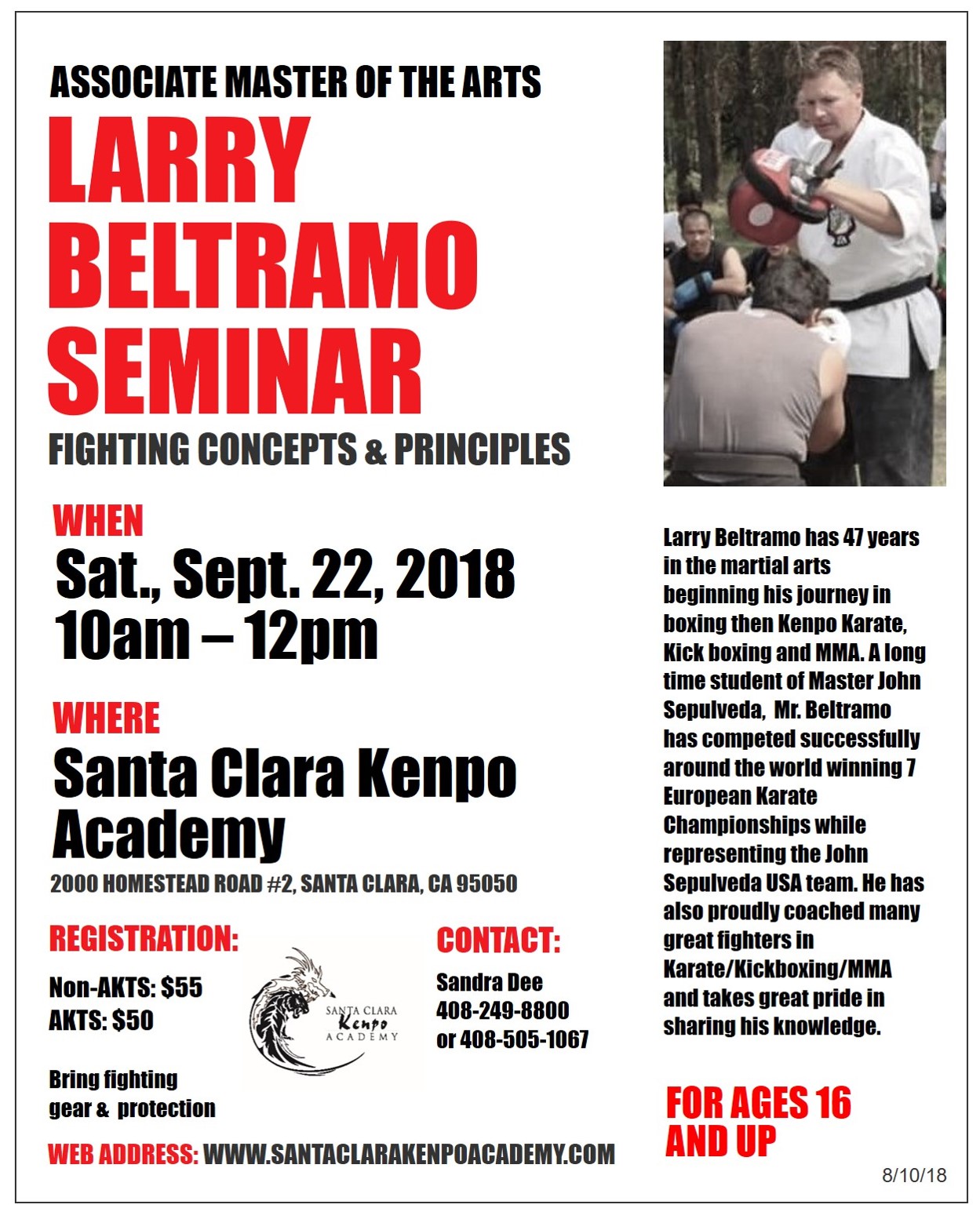 2018 09 22 Beltramo Fighting Concepts and Principles at SCKA v08102018